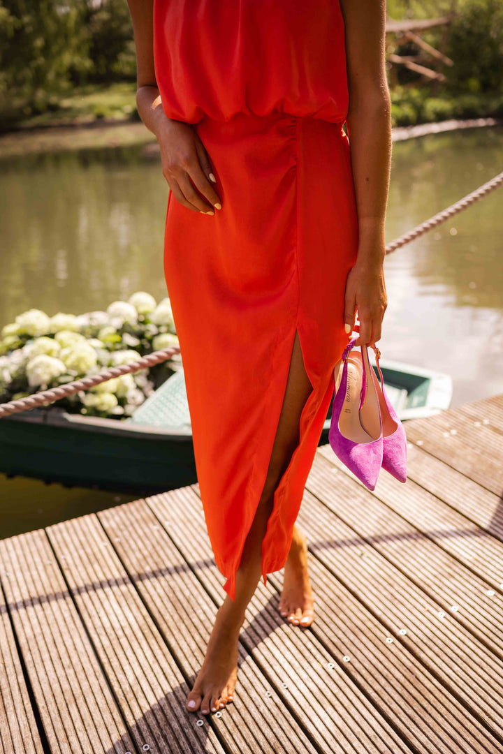 Yasmin – Elegancka sukienka midi 