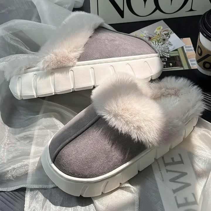 Fluffy Indoor Comfort Slippers