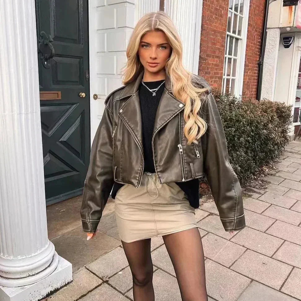 Bellini | Jaqueta versátil de couro de alta qualidade