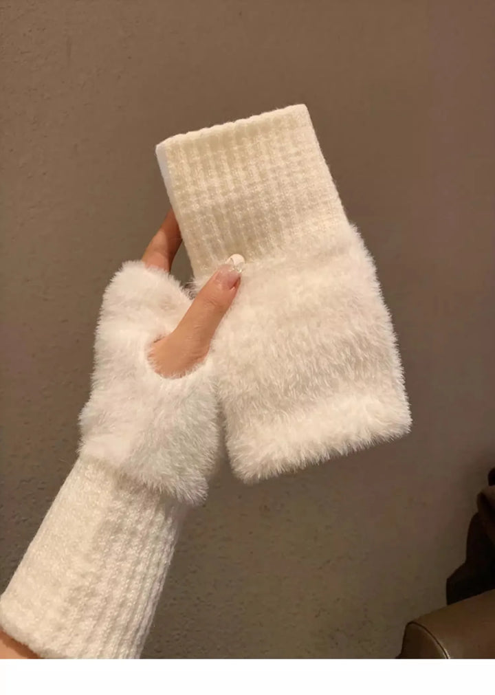 Luxury Mink Fleece Gloves