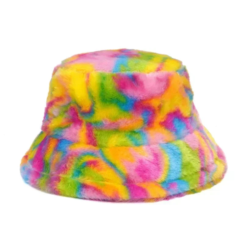 Winter Fur Bucket Hat