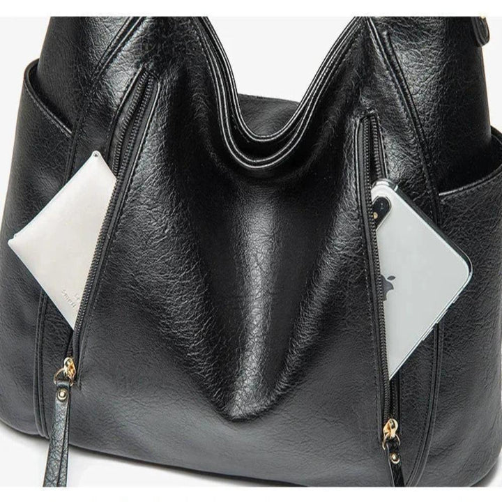 Barbara's Bags - Luxurious Elegance Leather Shoulder Bag