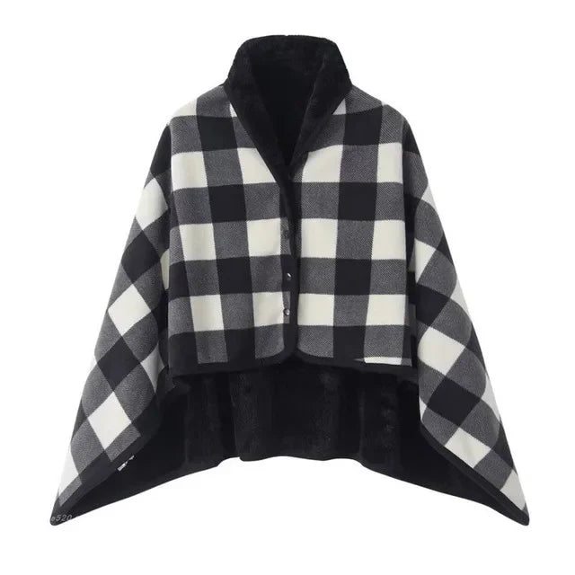 Wearable Plaid Fleece Blanket