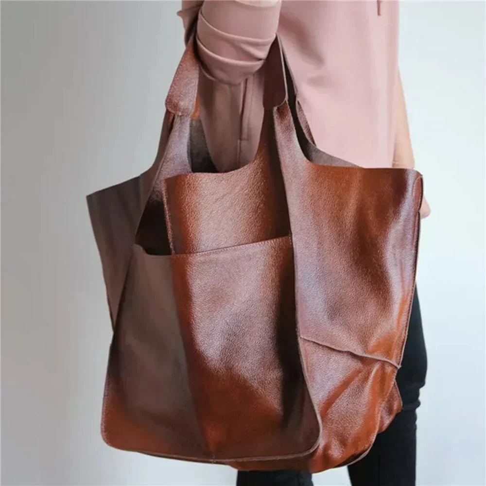 Barbara's Bags - Timeless Allure Leather Tote Bag