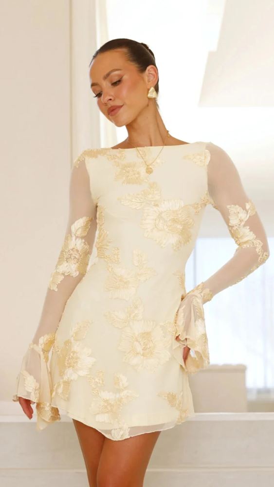 Tina - Mini vestido elegante 