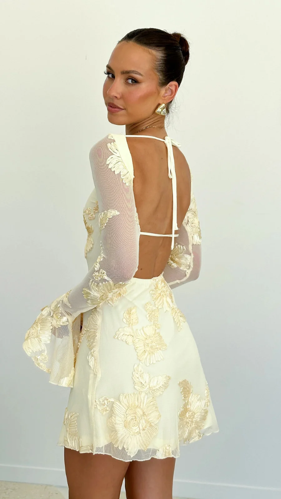 Tina - Mini vestido elegante 