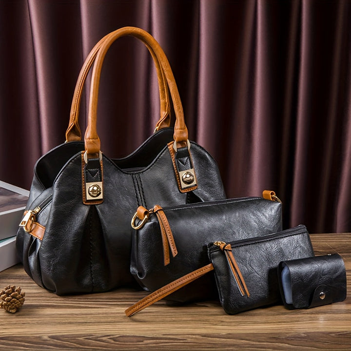 Barbara's Bags - Vintage 4-Piece Leather Bag Set