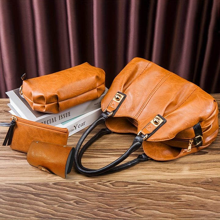 Barbara's Bags - Vintage 4-Piece Leather Bag Set