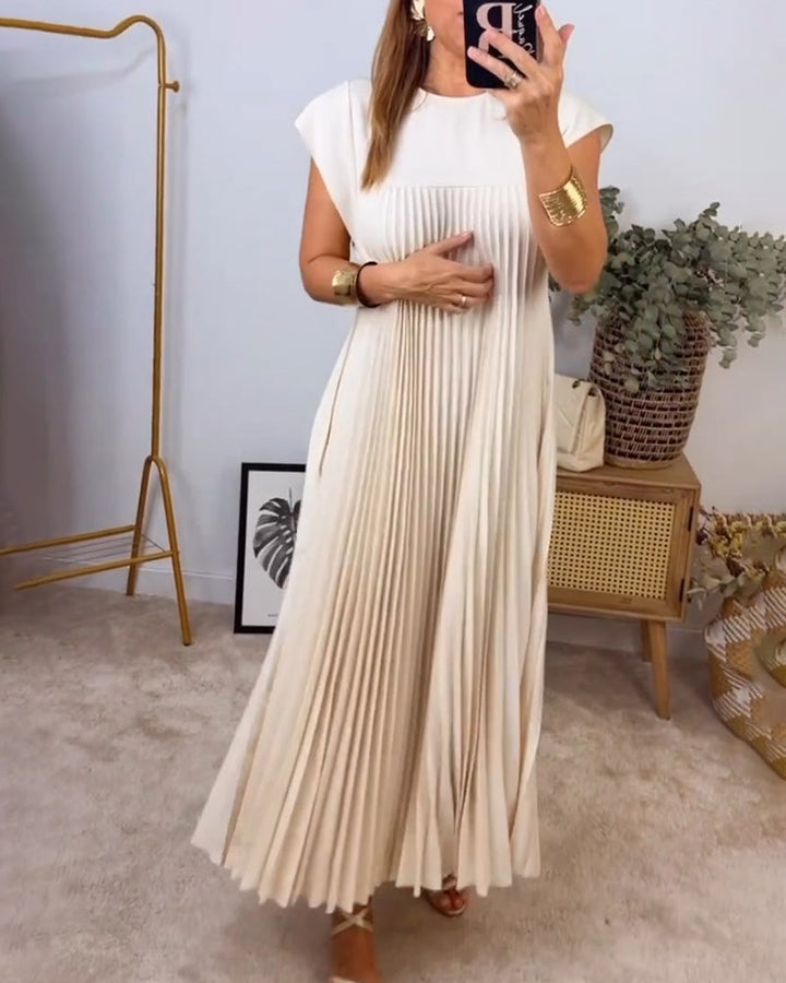 Amelia - sukienka plisowana bez rękawów