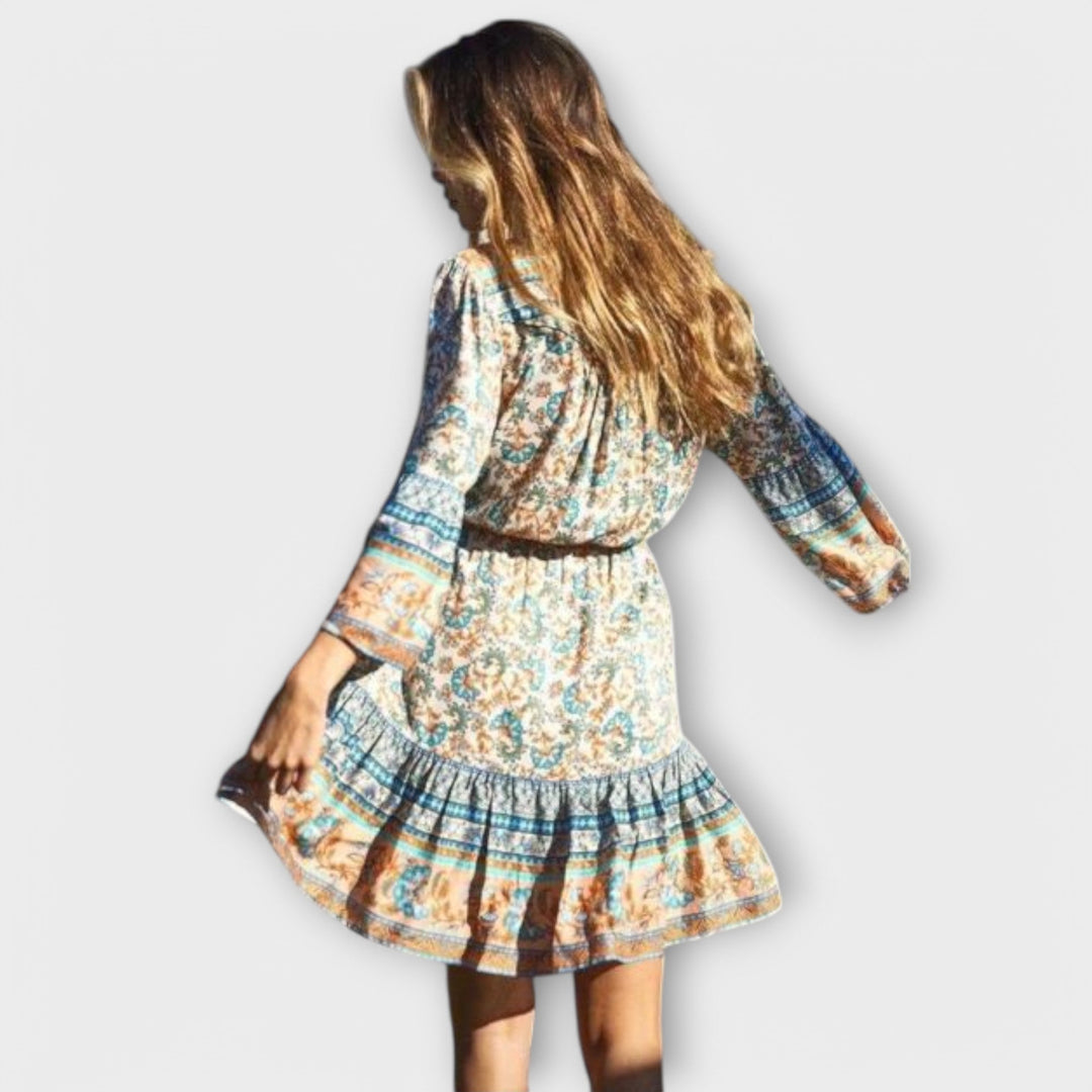 Gisela - krótka sukienka boho