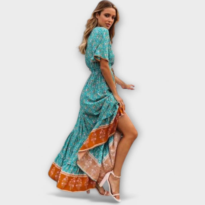 Madalena - sukienka maxi w stylu boho