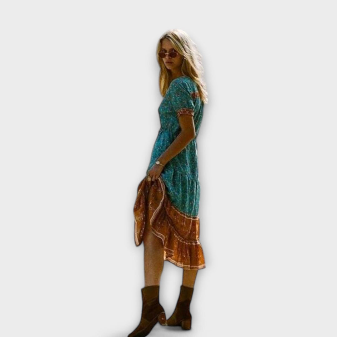Alexandra - sukienka midi boho