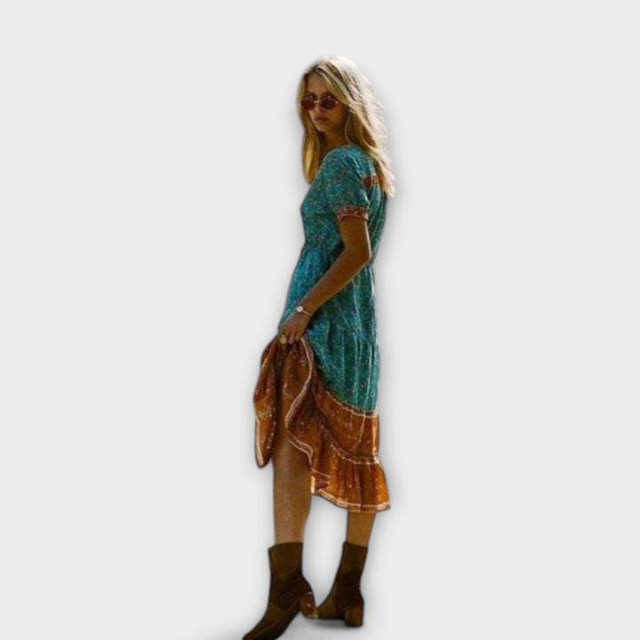 Alexandra - sukienka midi boho