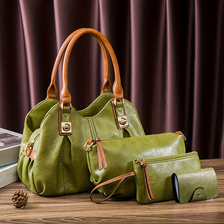 Barbara's Bags - Vintage 4-Piece Leather Bag Set