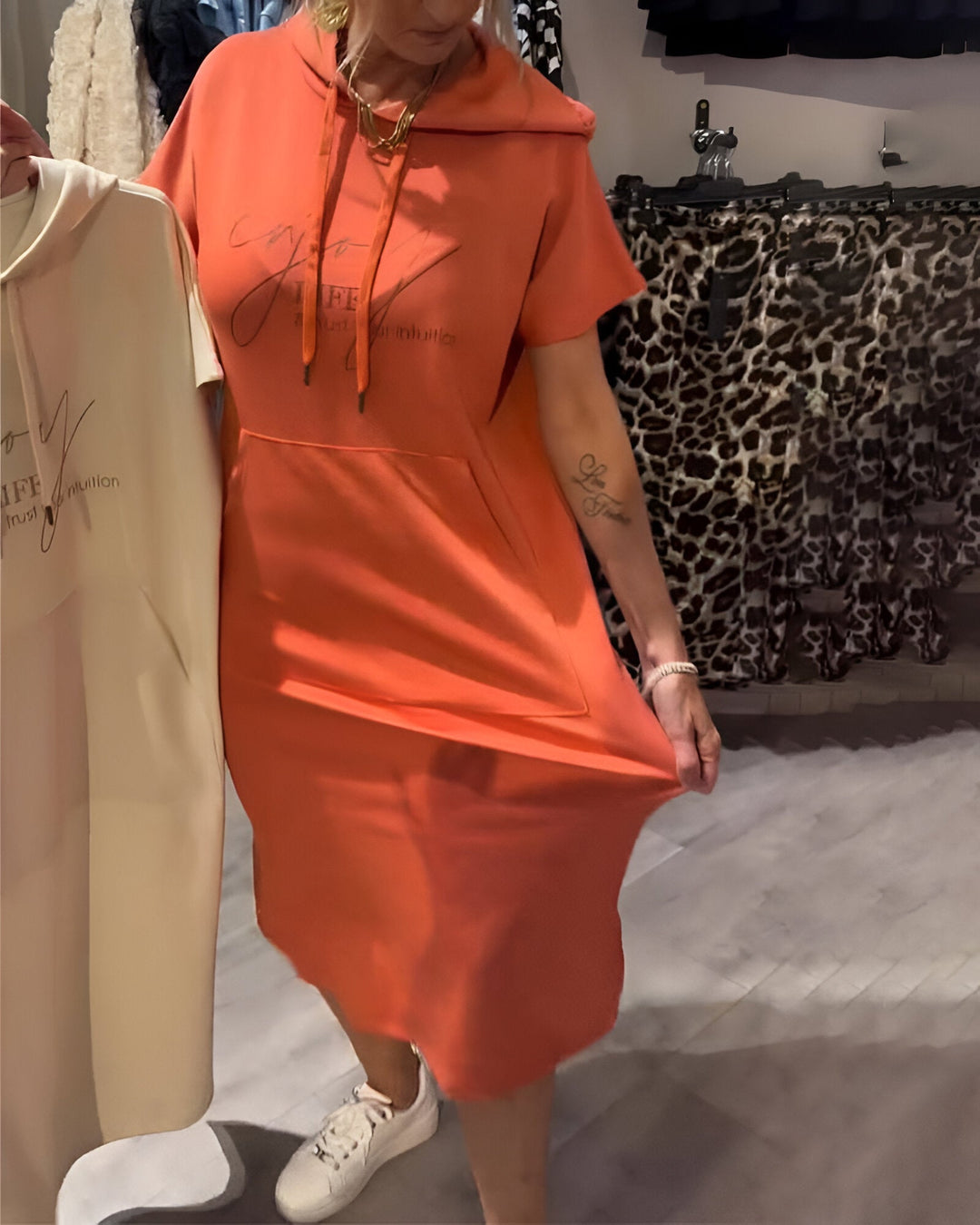 Amira - Stylowa sukienka-sweter 