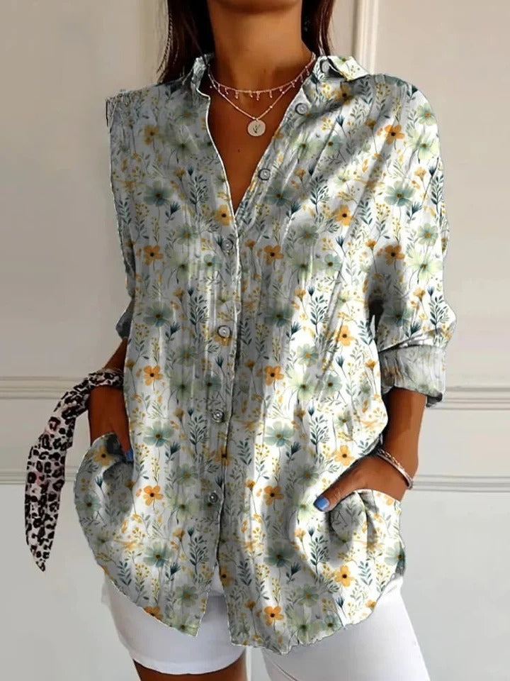Bristal - Kardigan z guzikami w kwiaty Cozy Meadows
