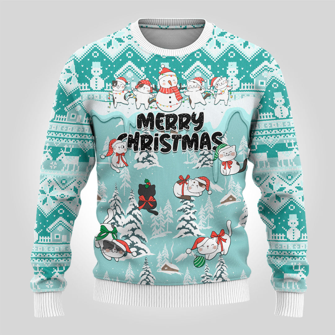 Custom Cat Christmas Ugly Christmas