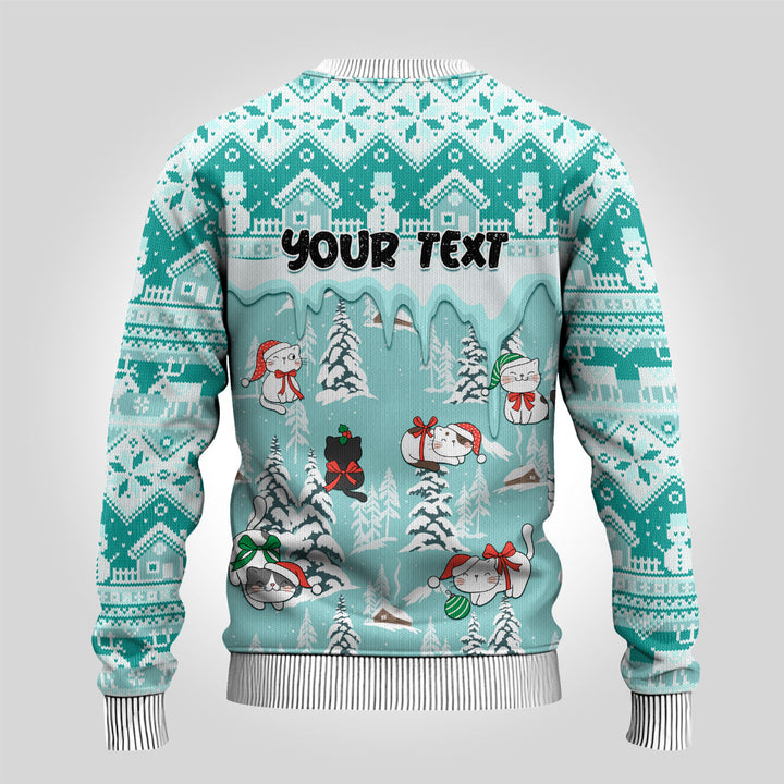 Custom Cat Christmas Ugly Christmas