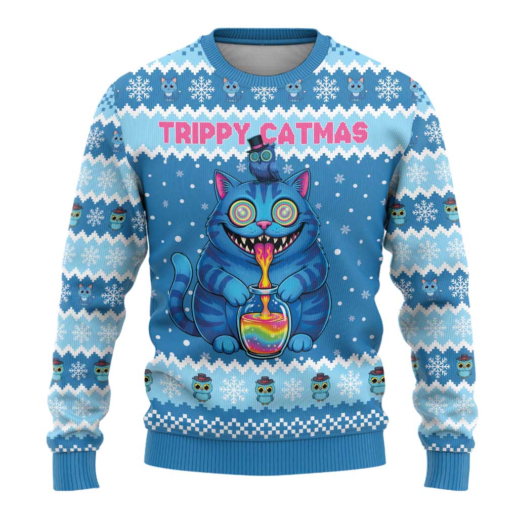 Natal Feio Personalizado com Gatos Psicadélicos