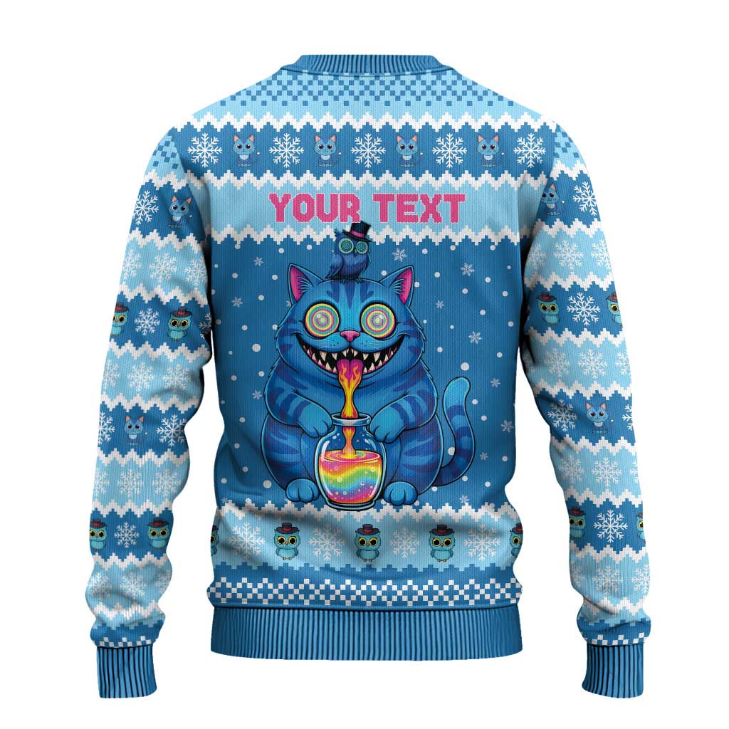 Natal Feio Personalizado com Gatos Psicadélicos