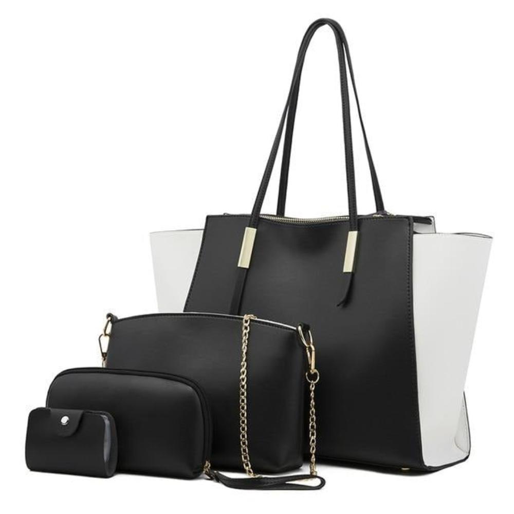 Barbara's Bags - Chic Leather 4-Piece Bag Set