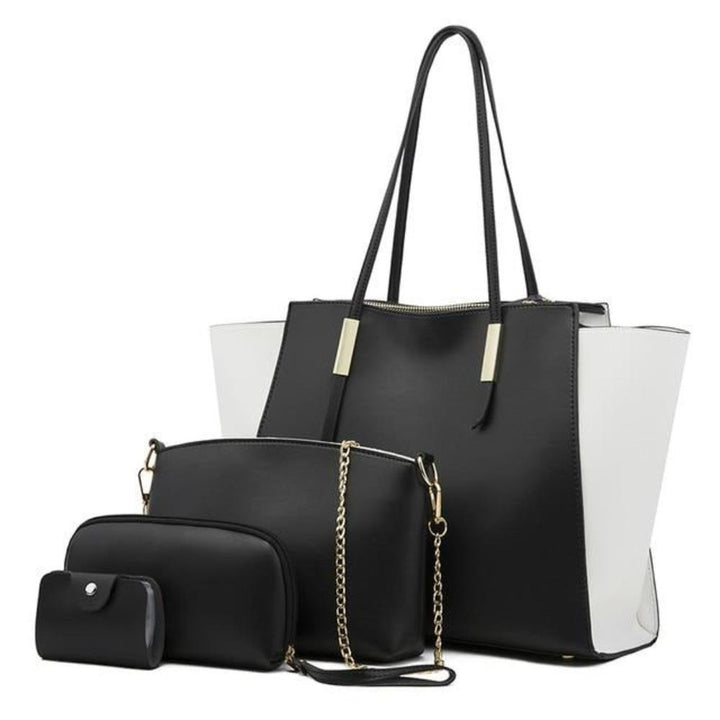 Barbara's Bags - Chic Leather 4-Piece Bag Set