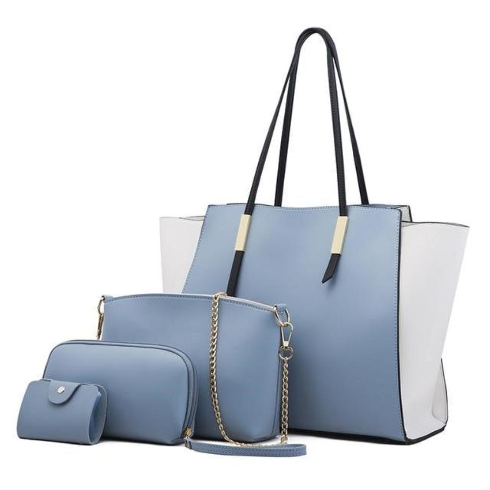 Barbara's Bags - Chic Leather 4-Piece Bag Set