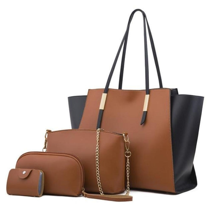 Barbara's Bags - Chic Leather 4-Piece Bag Set