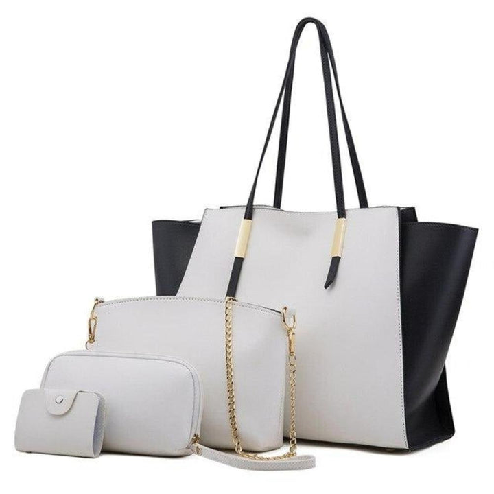 Barbara's Bags - Chic Leather 4-Piece Bag Set