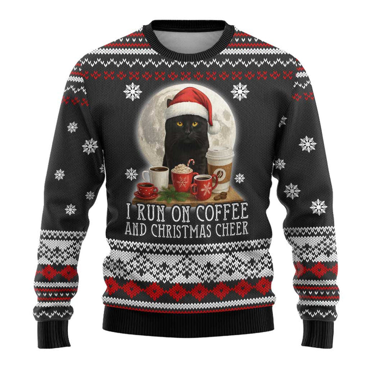 Gato Preto Corre à Base de Café