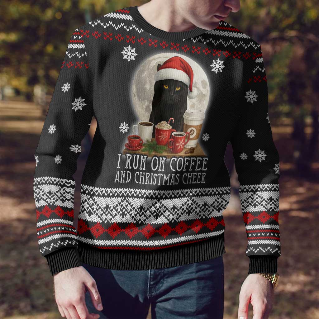 Gato Preto Corre à Base de Café