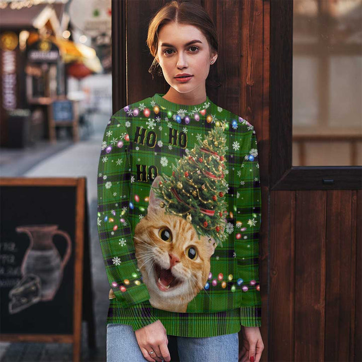 Cat Christmas Tree Ugly Christmas