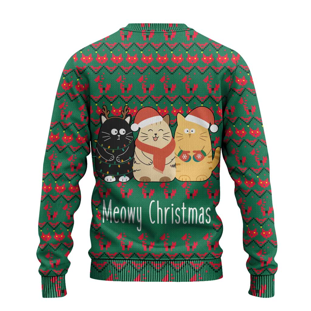 Cat Meowy Christmas Ugly Christmas
