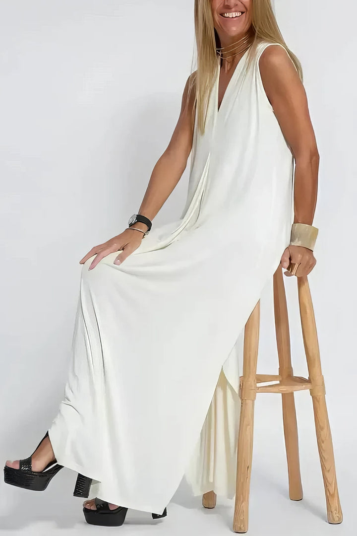 Rhona – Elegancka długa sukienka 