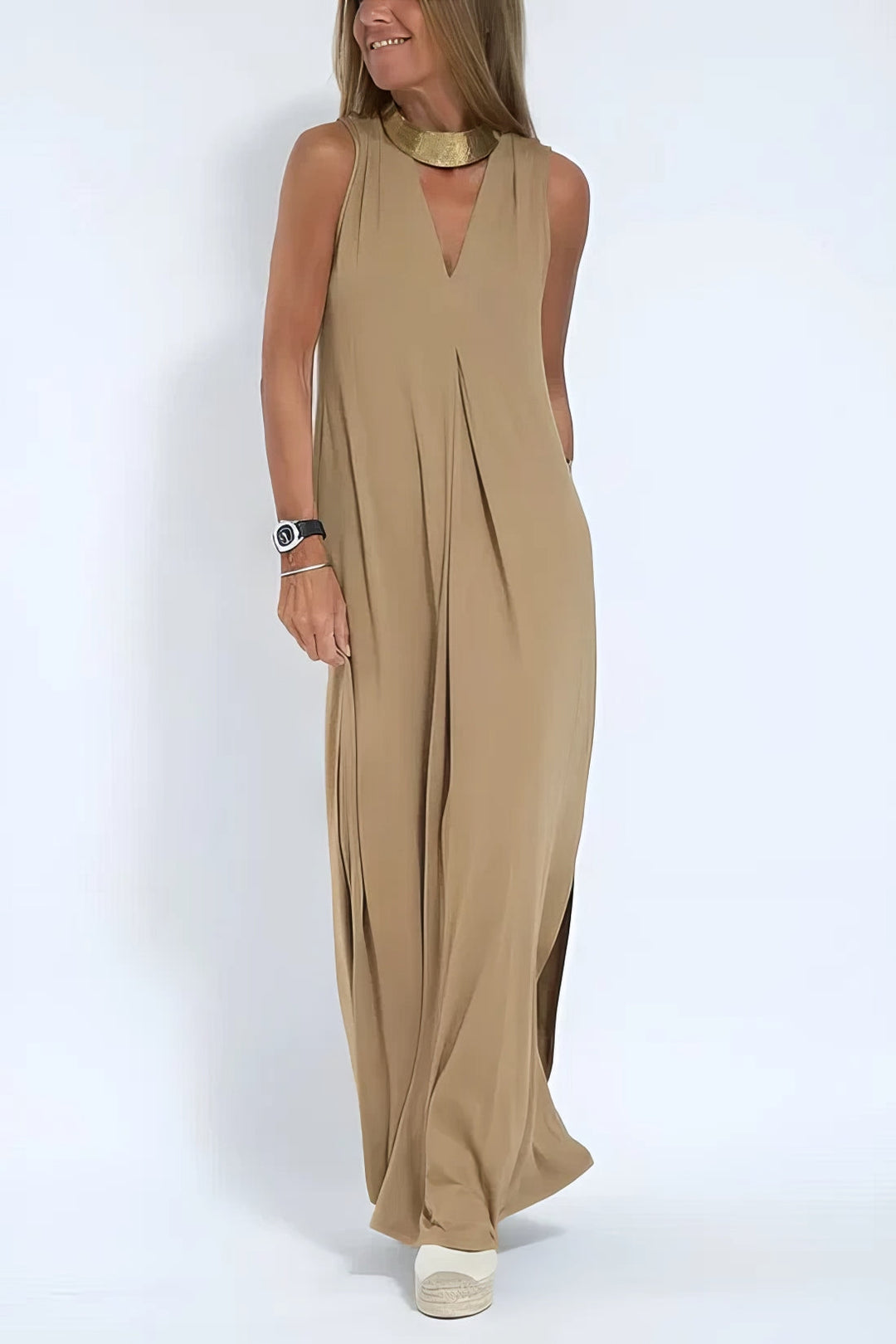 Rhona – Elegancka długa sukienka 