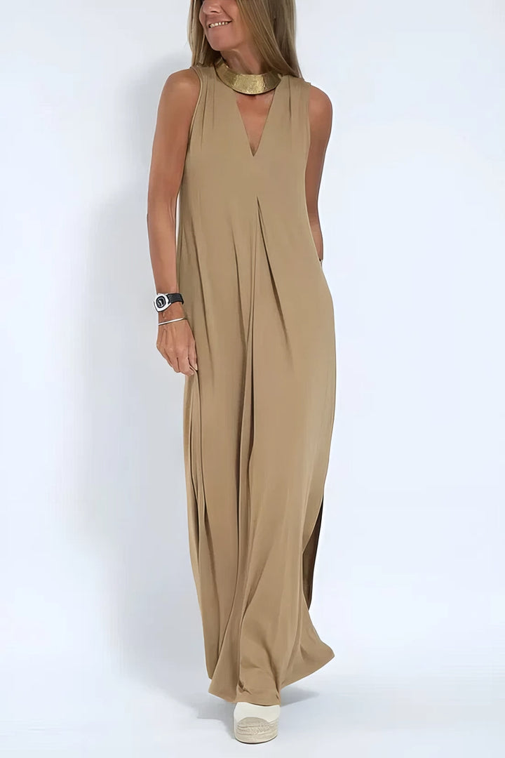 Rhona – Elegancka długa sukienka 