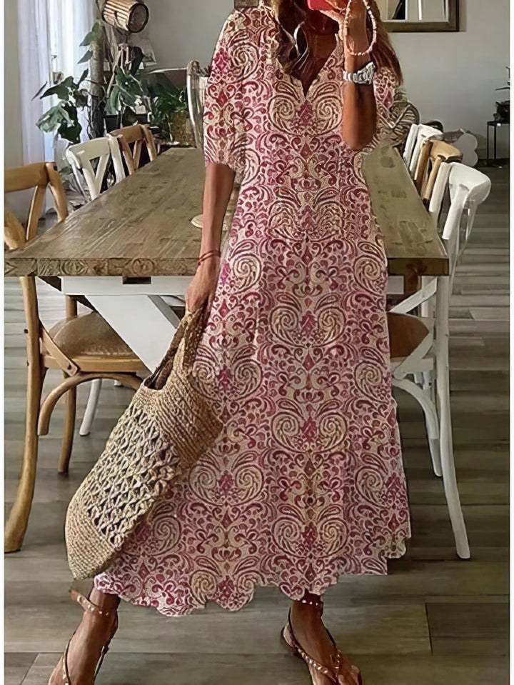 Tonee – sukienka boho z zakryciem brzucha 