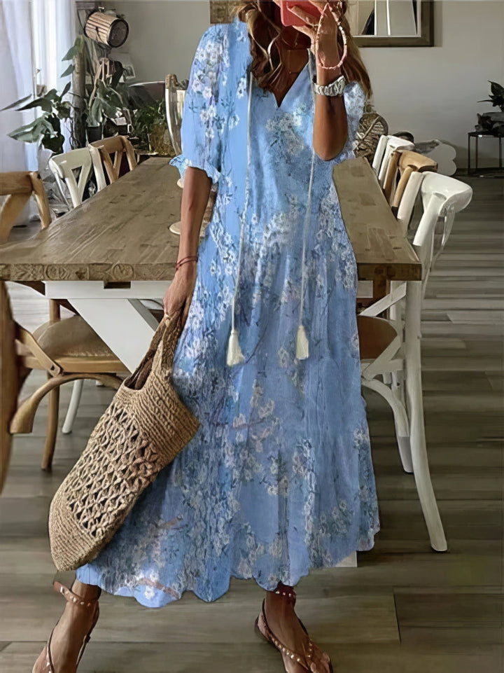 Tonee – sukienka boho z zakryciem brzucha 
