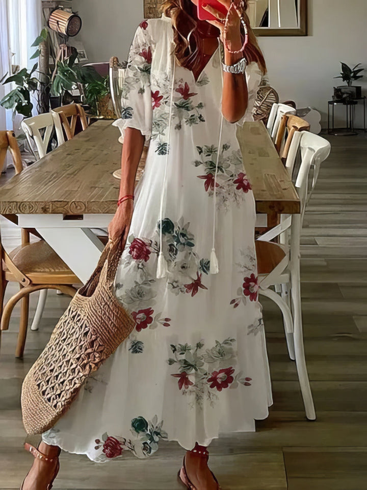 Tonee – sukienka boho z zakryciem brzucha 