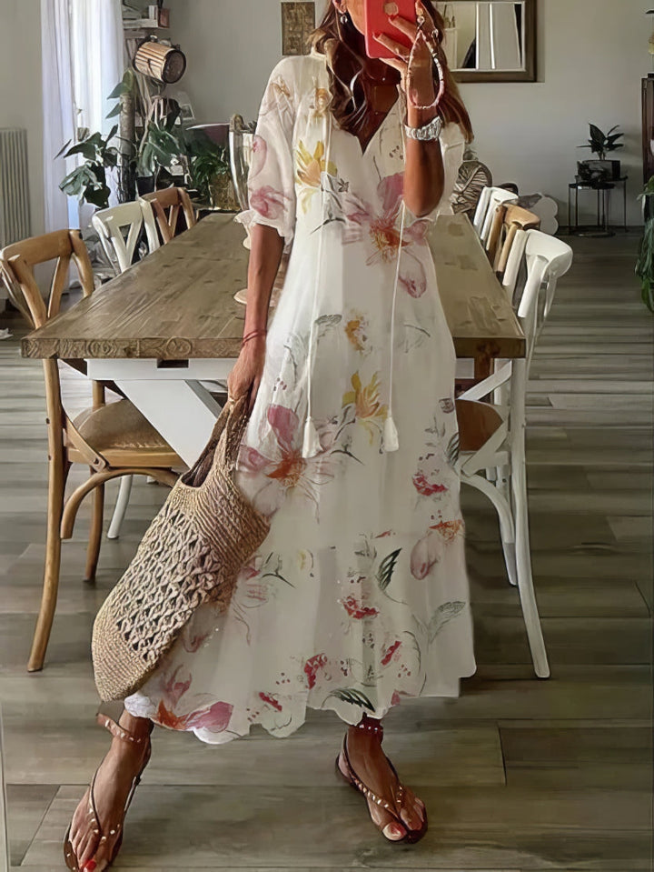 Tonee – sukienka boho z zakryciem brzucha 